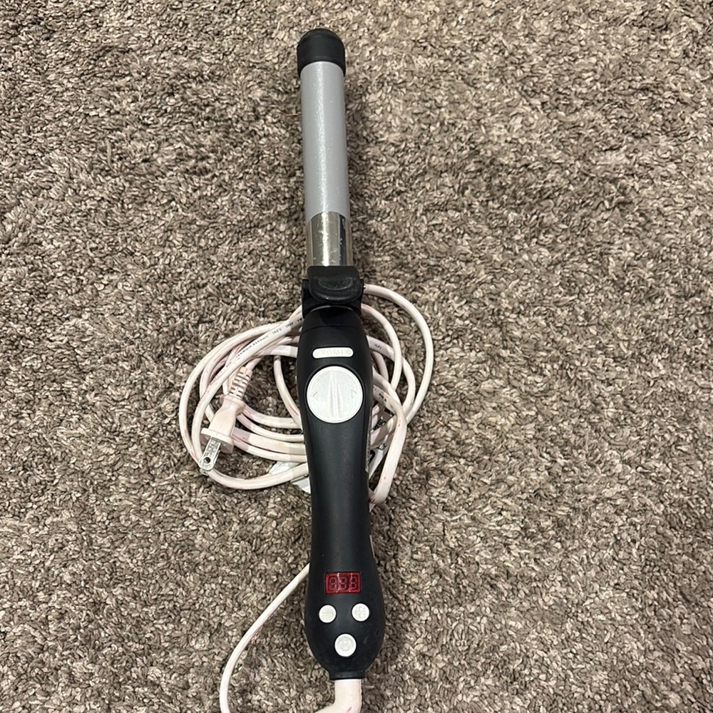 Beach waver S1 Curling Iron - Black and Silver